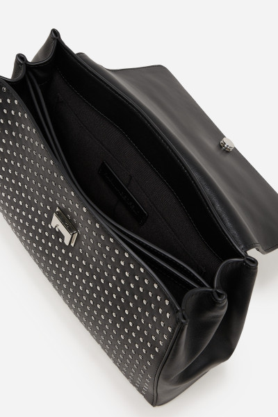 RETIKÜL KARL LAGERFELD IKON/K TOP HANDLE STUDS - Kép 4