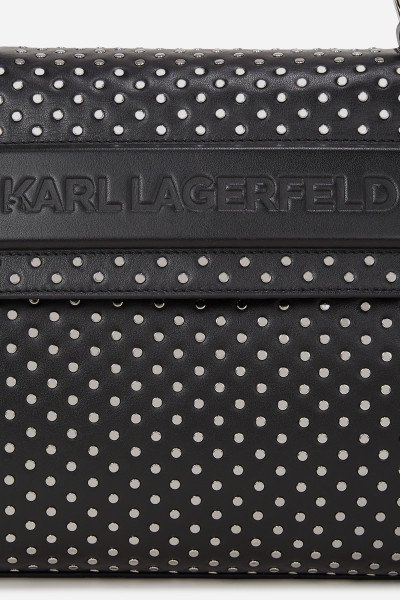 RETIKÜL KARL LAGERFELD IKON/K TOP HANDLE STUDS - Kép 5