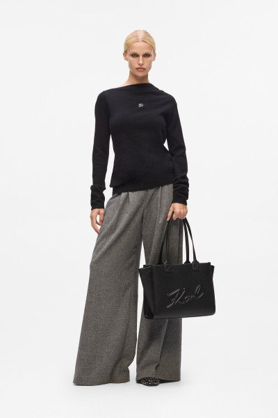 RETIKÜL KARL LAGERFELD K/SKUARE EW MD TOTE GRAINY - Kép 2