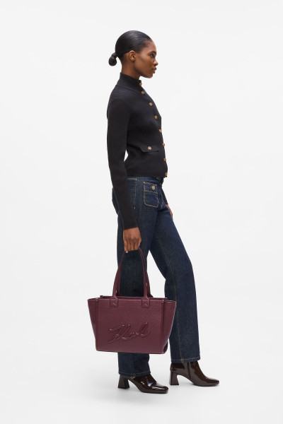 RETIKÜL KARL LAGERFELD K/SKUARE EW MD TOTE GRAINY - Kép 3