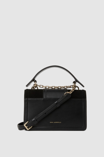 CROSSBODY KARL LAGERFELD K/NOVA SM CROSSBODY SUEDE - Kép 3