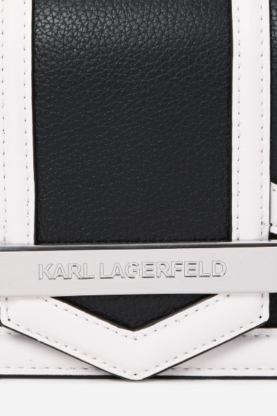 RETIKÜL KARL LAGERFELD K/NOVA SM CROSSBODY BL/WH - Kép 5