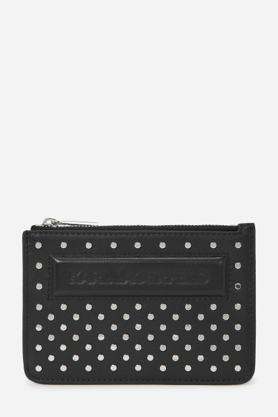 PÚZDRO NA PLATOBNÉ KARTY KARL LAGERFELD IKON/K ZIP CH STUDS - Fotografia č. 1