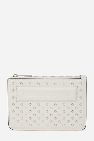 PÚZDRO NA PLATOBNÉ KARTY KARL LAGERFELD IKON/K ZIP CH STUDS - Fotografia č. 1