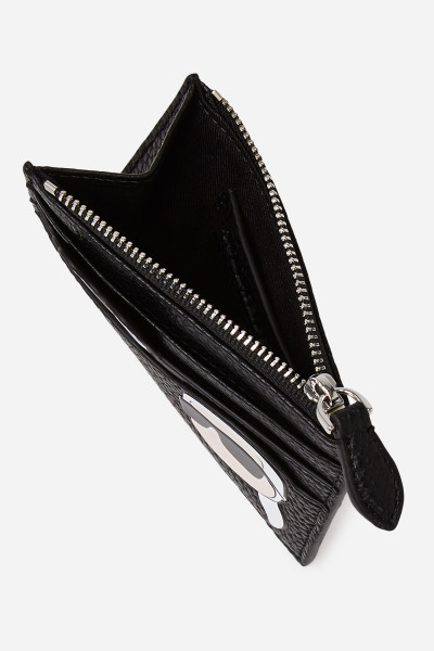 PÚZDRO NA PLATOBNÉ KARTY KARL LAGERFELD IKON PEBBLE KC ZIP CARD HOLDER - Fotografia č. 3