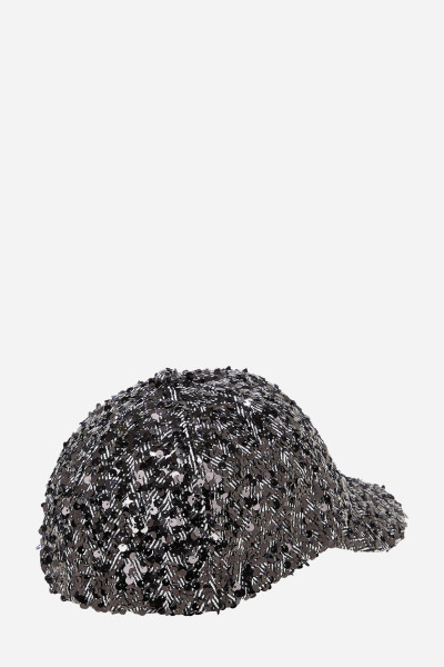 ŠILTOVKA KARL LAGERFELD K/SIGNATURE HERRINGBONE CAP - Fotografia č. 2