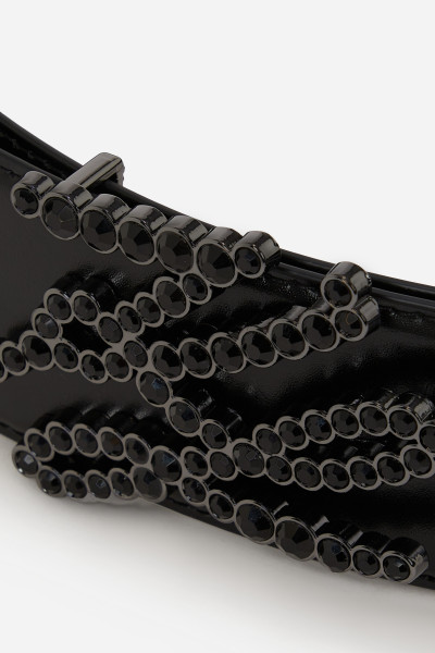 ÖV KARL LAGERFELD K/AUTOGRAPH RHNS H5 BELT - Kép 5