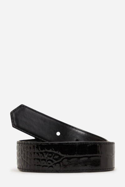 ÖV KARL LAGERFELD K/AUTOGRAPH CROCO H2.5 BELT - Kép 2