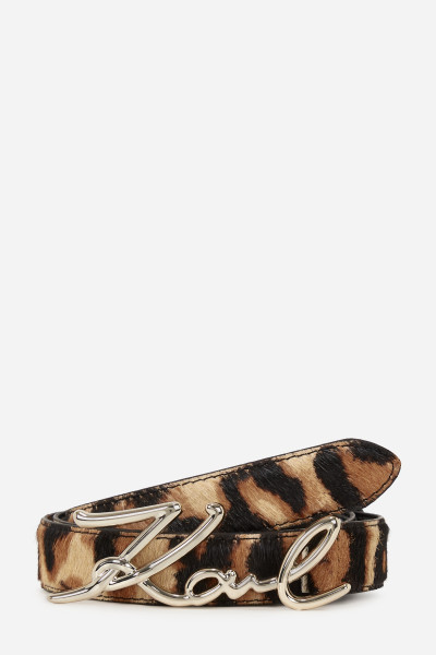 ÖV KARL LAGERFELD K/SIGNATURE LEOPARD H2.5 BELT - Kép 1