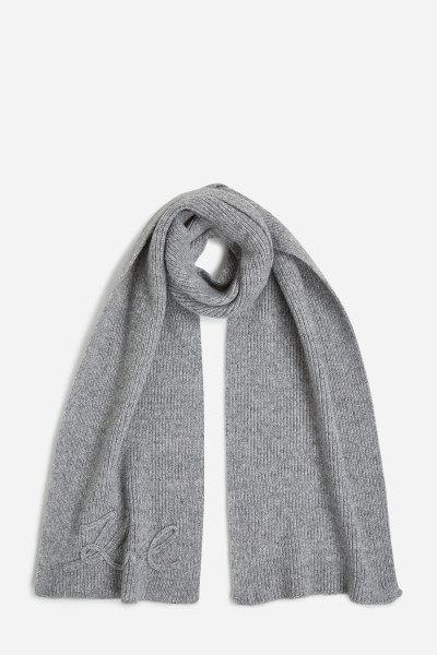 SÁL KARL LAGERFELD K/SIGNATURE CROCHET SCARF - Kép 1