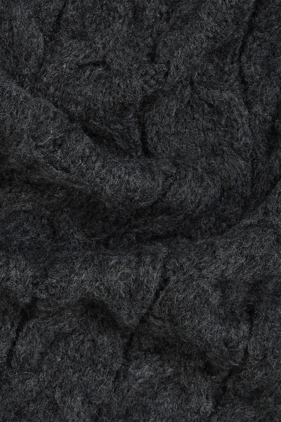 SÁL KARL LAGERFELD K/ESSENTIAL CABLE KNIT SCARF - Kép 4