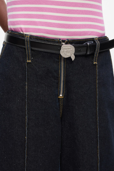 ÖV KARL LAGERFELD IKON RHINESTONE H2.5 BELT - Kép 3