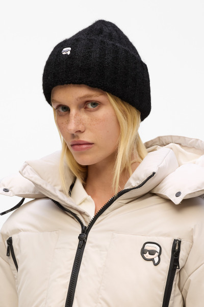 SAPKA KARL LAGERFELD IKON PIN BEANIE - Kép 2