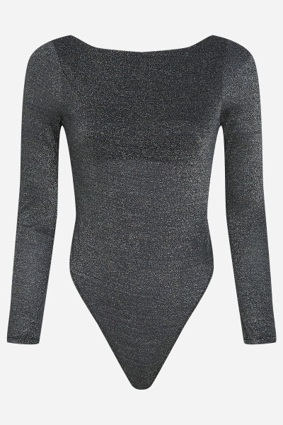 ALSÓNEMŰ KARL LAGERFELD SIGNATURE LUREX LS BODY - Kép 5