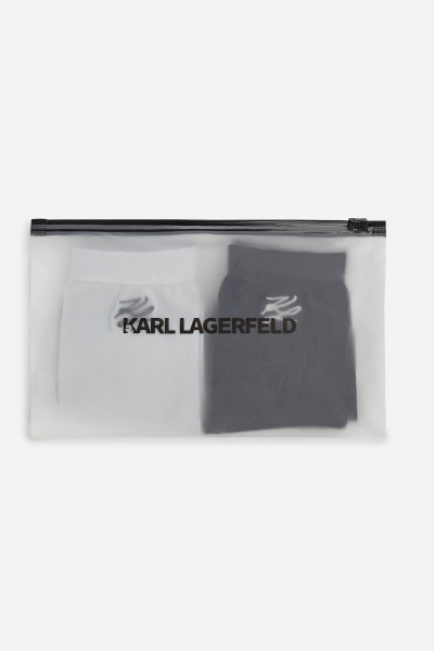 ZOKNI KARL LAGERFELD AUTOGRAPH LUREX 2 SOCKS 2P - Kép 4