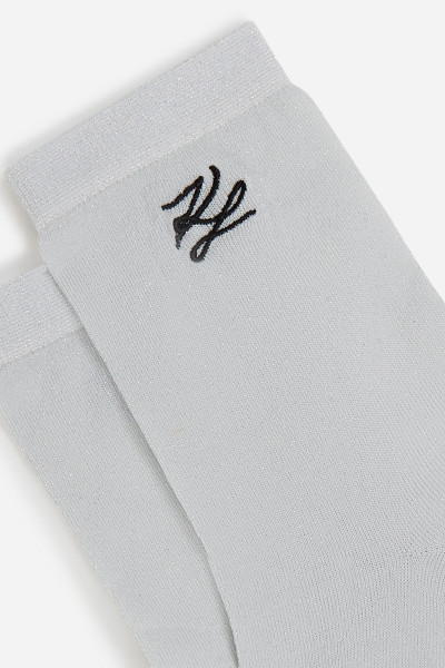 ZOKNI KARL LAGERFELD AUTOGRAPH LUREX 2 SOCKS 2P - Kép 3