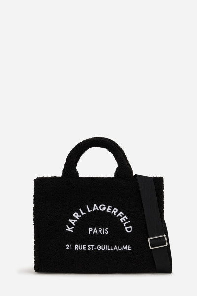 KABELKA KARL LAGERFELD K/RSG MD SQUARE TOTE SHEARLING - Fotografie č. 1