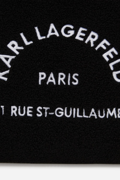 KABELKA KARL LAGERFELD K/RSG MD SQUARE TOTE SHEARLING - Fotografie č. 5