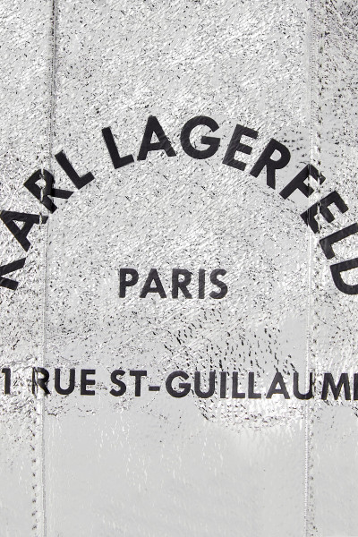 KABELKA KARL LAGERFELD K/RSG MINI SQ WRINKLE TOTE - Fotografie č. 5