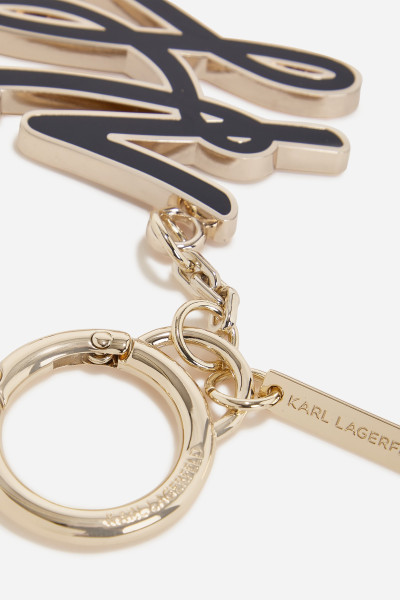 KLÍČENKA KARL LAGERFELD K/AUTOGRAPH ENAMEL KEYCHAIN - Fotografie č. 4