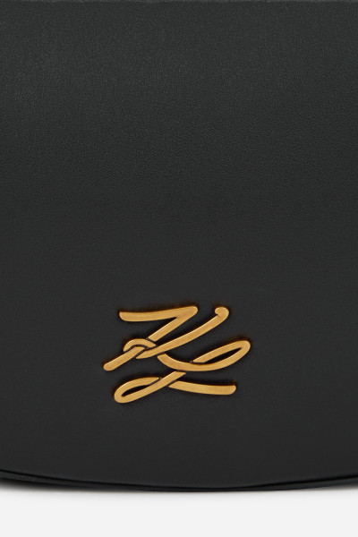 RETIKÜL KARL LAGERFELD K/AUTOGRAPH MD HALFMOON SHB - Kép 4