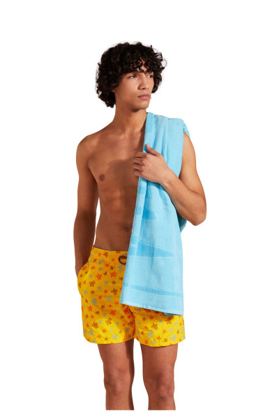 TÖRÜLKÖZŐ VILEBREQUIN SOLID ORGANIC COTTON BEACH TOWEL - Kép 3