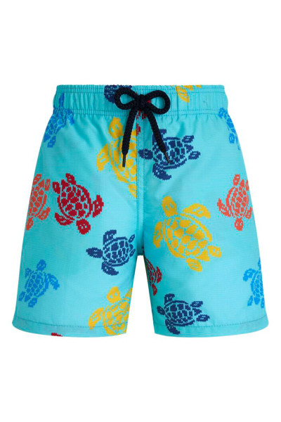 FÜRDŐRUHA VILEBREQUIN BOYS SWIM SHORTS RONDE DES TORTUES TRICOT - Kép 1