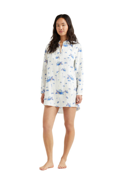RUHA VILEBREQUIN WOMEN LINEN SHIRT DRESS HERBIER - Kép 1