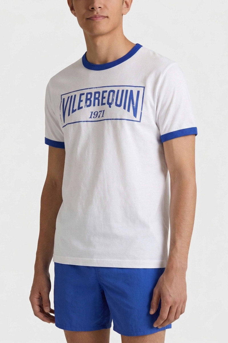 Póló Vilebrequin Maxi Medigital Print  Vintage Logo Organique Cotton Marrakech