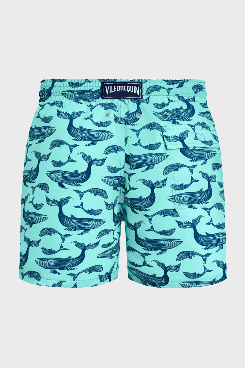 Plavky Vilebrequin Whales Celadon