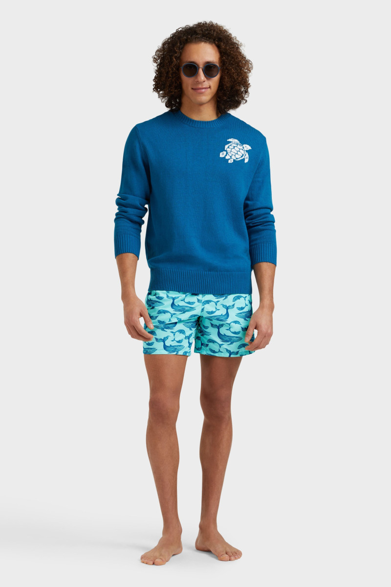 Plavky Vilebrequin Whales Celadon