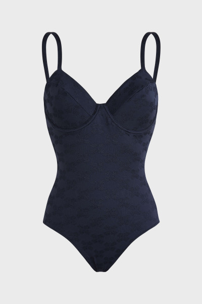 FÜRDŐRUHA VILEBREQUIN TURTLES MONOGRAM SWIM JERSEY JACQUARD STRETCH - Kép 4