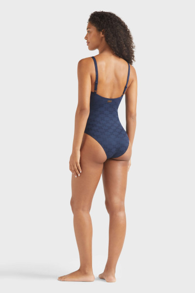 FÜRDŐRUHA VILEBREQUIN TURTLES MONOGRAM SWIM JERSEY JACQUARD STRETCH - Kép 2