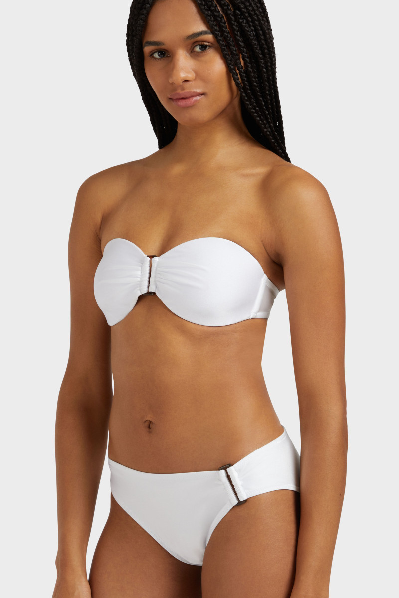 Plavky Vilebrequin Solid Swim Jersey Stretch Brillant Blanc