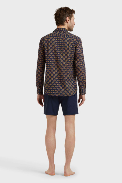 ING VILEBREQUIN TURTLES CHAIN COTTON VOILE - Kép 2
