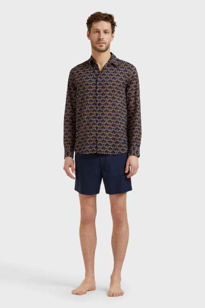ING VILEBREQUIN TURTLES CHAIN COTTON VOILE - Kép 1