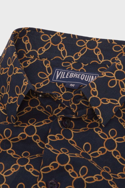 ING VILEBREQUIN TURTLES CHAIN COTTON VOILE - Kép 6