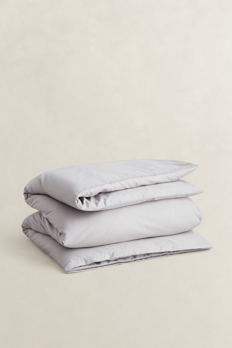 E-shop LOŽNÍ POVLEČENÍ GANT SATEEN SINGLE DUVET 140x200 MOON GREY