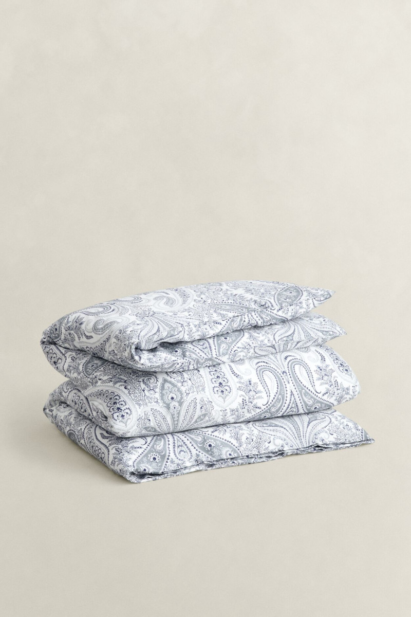 LOŽNÍ POVLEČENÍ GANT KEY WEST PAISLEY SINGLE DUVET 140x200 HEATHER GREY
