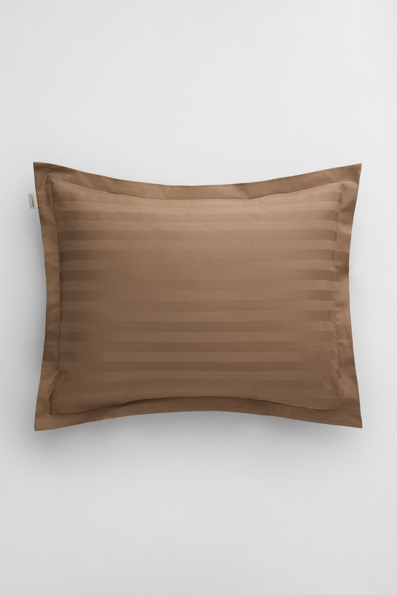 POVLAK NA POLŠTÁŘ GANT SATEEN STRIPES PILLOWCASE 50x60 TAUPE BEIGE
