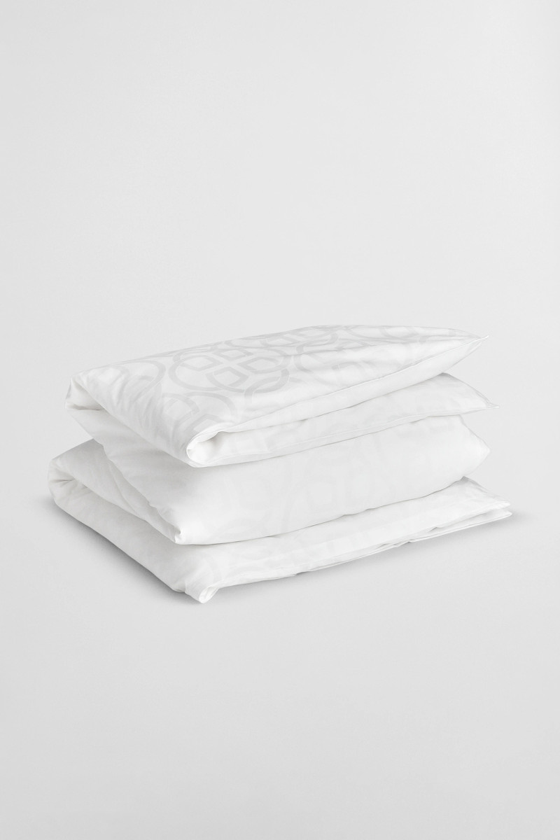 LOŽNÍ POVLEČENÍ GANT JACQUARD MONOGRAM SINGLE DUVET 140x200 WHITE