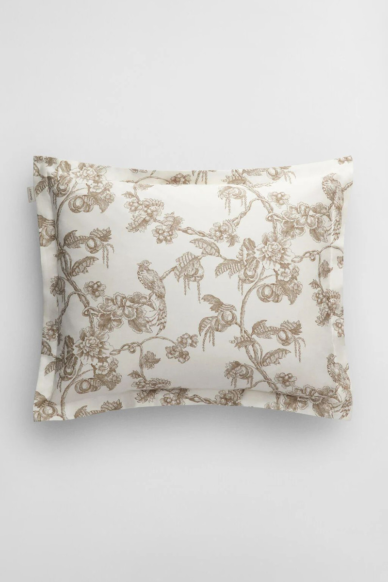 POVLAK NA POLŠTÁŘ GANT TREE PRINT PILLOWCASE 50x60 TAUPE BEIGE