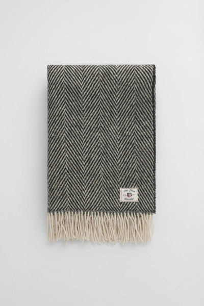 TAKARÓ GANT HERRINGBONE WOOL THROW 130x200 - Kép 1