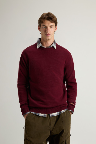 SVETR WOOLRICH LAMBSWOOL CREWNECK - Fotografie č. 1