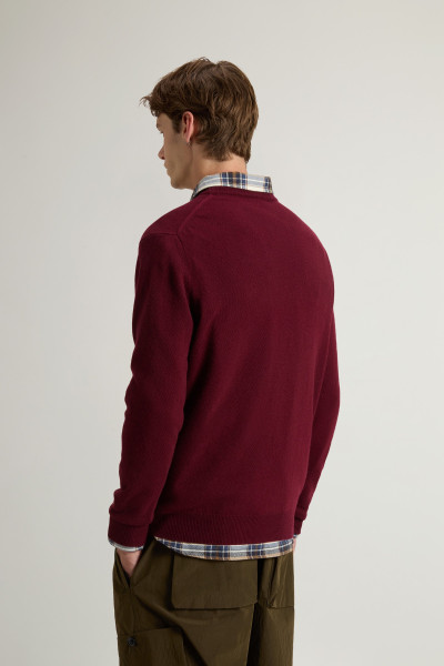SVETR WOOLRICH LAMBSWOOL CREWNECK - Fotografie č. 3