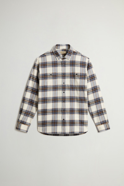 ING WOOLRICH CHECK FLANNEL WARREN SHIRT - Kép 5