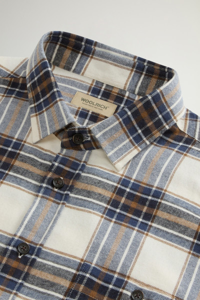 ING WOOLRICH CHECK FLANNEL WARREN SHIRT - Kép 6