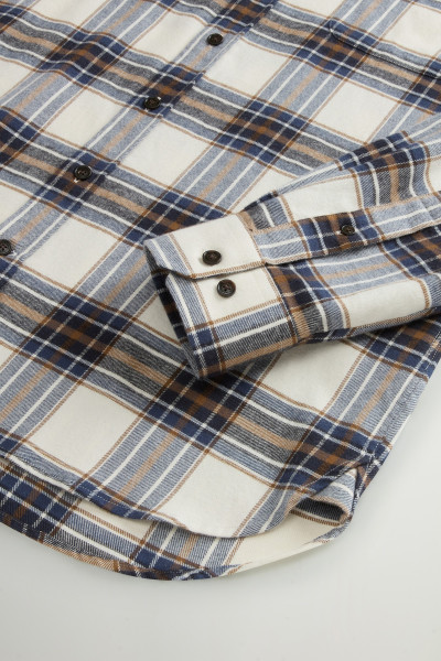 ING WOOLRICH CHECK FLANNEL WARREN SHIRT - Kép 7