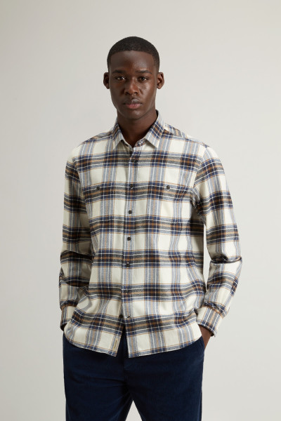 ING WOOLRICH CHECK FLANNEL WARREN SHIRT - Kép 1