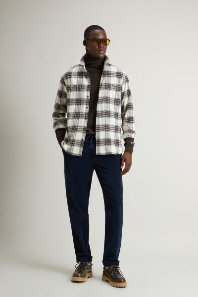 ING WOOLRICH CHECK FLANNEL WARREN SHIRT - Kép 2